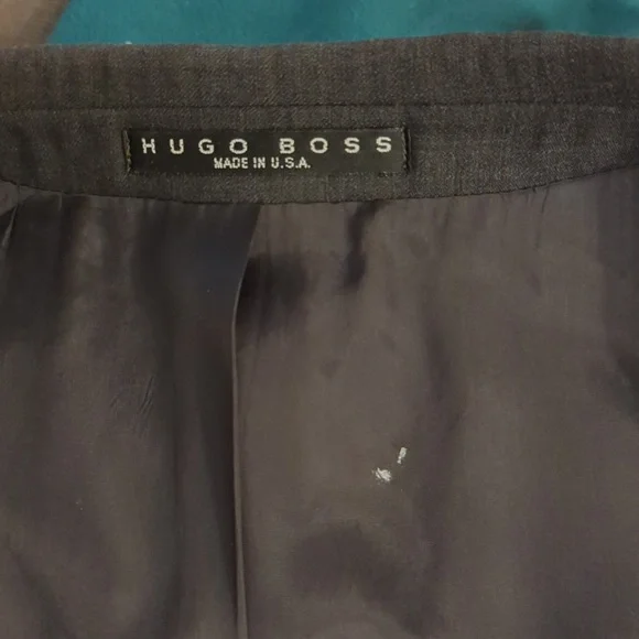 Vintage Hugo Boss gray two piece suit size 42R - Picture 11 of 11